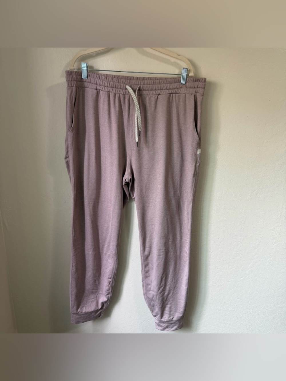 Vuori Performance Jogger - Soft Mauve Heather (Size XXL)